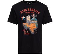 King Kerosin All My Exes Live In Texas T-Shirt, Größe S für Männer