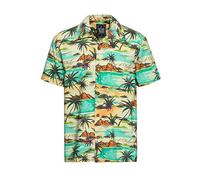 King Kerosin AOP Shirt Tropical Sea Männer Kurzarmhemd Multicolor XL 100% Baumwolle Streetwear