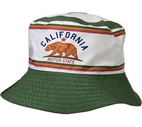 King Kerosin Cal Bear - 2 Sided Print Unisex Hut grün/weiß/rot 100% Baumwolle Streetwear