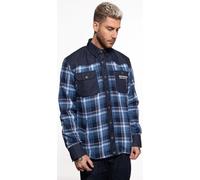 King Kerosin Chopper ´till Death Adventure Hemd, schwarz-blau, Größe 4XL für Männer