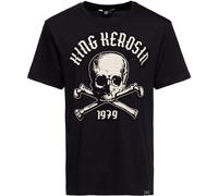 King Kerosin Classic T-Shirt KKU21003 Schwarz-S