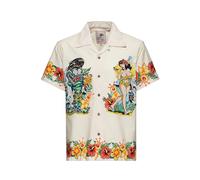 King Kerosin Hawaii Shirt Kurzarmhemd natur in L