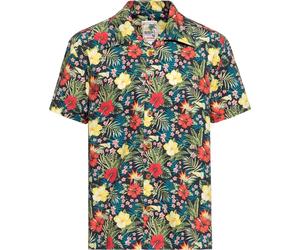 King Kerosin Hawaiihemd Schwarz-XXL