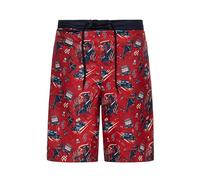King Kerosin Herren Badehosen · Badeshorts · Swims · Trunks · Bademode · Rockabilly · Vintage · Retro · 50s · Hotrod · Devil · Knielang · Elastisch · Schnelltrocknend · Taschen · Rockabilly Devil