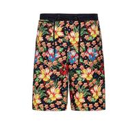 King Kerosin Hula Girl Badeshorts, schwarz-mehrfarbig, Größe L für Männer