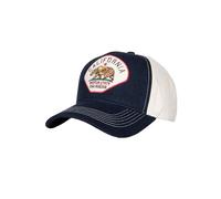 King Kerosin Herren Baseball Cap • Trucker Base Cap Für Männer • Kappe • Snapback • Baseballkappe • Vintage • Retro • 1950s • Rockabilly • Basecap • Blau • California