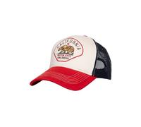 King Kerosin Herren Cap | Trucker Cap | Mesh Cap | Biker | California | Blockfarben | Stickerei | Retro | Vintage | Motor State | Snapback | Los Angeles | Kappe | Kalifor California