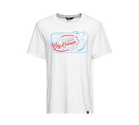 KING KEROSIN Print-Shirt mit Front Print im "Vintage Surfer" Style California Surfin, weiß, M weiß