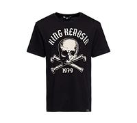 KING KEROSIN T-Shirt Frontprint 1979, schwarz, M schwarz
