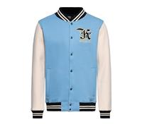 King Kerosin Herren College Jacke Baseball 50S 1950S Rockabilly Rock'n'roll Vintage Retro Stickerei Greaser Detroit Oldtimer Sweatjacke Detroit Greaser