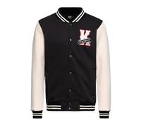 King Kerosin College Sweat Jacke "Speed Kings " KKU44054 Black-XXL