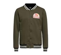 King Kerosin Herren College Jacke · Winterjacke · Langarm · 50s · Sweatjacke · Baseballjacke · Vintage · Retro · Rockabilly · Varsity Jacket · It's A Good Day - Take A Ride