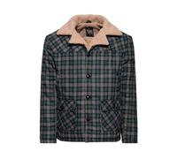 King Kerosin Herren Cordjacke Langarm Fliegerjacke Cord Feincord Sherpa Teddy Kragen Übergangsjacke 50s Rockabilly Retro Vintage