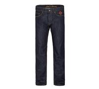 King Kerosin Herren Denim 5 Pocket Jeans Washed Robin