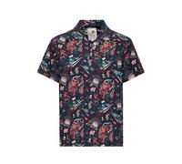 King Kerosin Rockabilly Devil Hawaii Shirt Männer Kurzarmhemd schwarz M