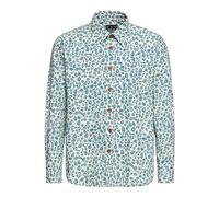 King Kerosin Herren Hemd Alloverprint Printhemd Sailor Shirt Kurzarm Vintagehemd Langarm-Hemd Old-School-Tattoos Sailor-Tattoos