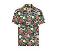 King Kerosin Herren Hemd Hawaiian Shirt Shirt Kurzarm Hawaiihemd Kurzarm-Hemd