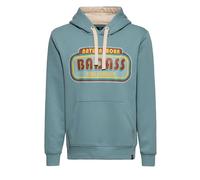 King Kerosin Herren Hoodie | Kapuzensweater | Kapuzenpullover | Kängurutasche | Langarm | Biker | Motorrad | Vintage | Retro | Statement | Rebel | Humor Natural Born Badass