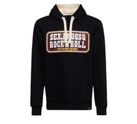 King Kerosin Rock'N'Roll Hoodie Kapuzenpullover schwarz in M