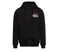 King Kerosin Herren Kapuzen-Sweatjacke Garage Built schwarz S
