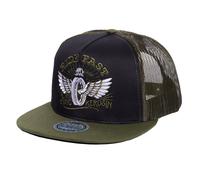 King Kerosin Herren KING KEROSIN Snapback Cap mit Netzeinsatz Ride Fast Einheitsgröße