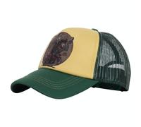 King Kerosin Herren KING KEROSIN Truckercap Classic mit wattierter Front und Motiv-Print Freak Einheitsgröße