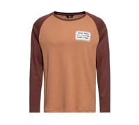 King Kerosin Herren Langarmshirt Ring-a-ding ding latte macchiato XL
