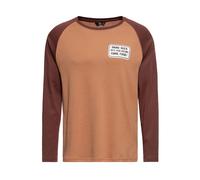 King Kerosin Raglan Longsleeve With Print "Beer" KKI32007 Latte-S