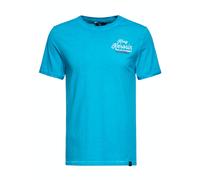 King Kerosin Speedshop King Kerosin Oil Washed T-Shirt Blau-S