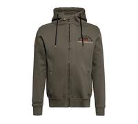 King Kerosin Herren Outdoor Sweatjacke KK Adventure Gear - Motor State California braun S