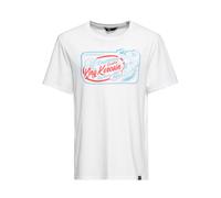KING KEROSIN Print-Shirt mit Front Print im "Vintage Surfer" Style California Surfin, weiß, M weiß