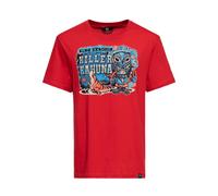 King Kerosin Herren T-Shirt Rockabilly Tiki 50S Regular Fit Front-Print Retro Vintage Reine Baumwolle Rock'n'roll Hawaii Kahuna Killer Kahuna