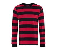 KingKerosin Longsleeve aus Streifenjersey, red