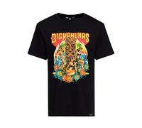 King Kerosin Herren T-Shirt Big Kahunas Hawaii Tiki Hula Girl Vintage Retro Tropical Artwork 50S Kurzarm Rundhals Logopatch Big Kahunas