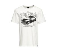 King Kerosin Herren T-Shirt California Greaser weiß 2XL