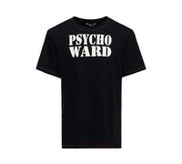 King Kerosin Herren T-Shirt Printshirt Regular Fit Kurzarm Statement Psycho Ward Vintage Retro Biker Psycho Ward