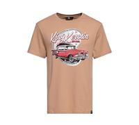King Kerosin Herren T-Shirt Rockabilly Classic Car 50S Regular Fit Front-Print Retro Vintage Reine Baumwolle Rock'n'roll Edsel Edsel