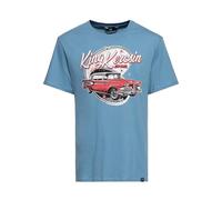 King Kerosin Herren T-Shirt Rockabilly Classic Car 50S Regular Fit Front-Print Retro Vintage Reine Baumwolle Rock'n'roll Edsel Edsel