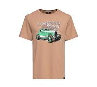 King Kerosin Herren T-Shirt Rockabilly Hot Rod 50S Regular Fit Front-Print Retro Vintage Reine Baumwolle Rock'n'roll Hotrod Service