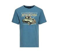 King Kerosin Herren Print T-Shirt Pick Up Service himmelblau 4XL