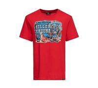 King Kerosin Herren T-Shirt Rockabilly Tiki 50S Regular Fit Front-Print Retro Vintage Reine Baumwolle Rock'n'roll Hawaii Kahuna Killer Kahuna