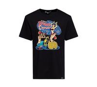 King Kerosin Herren T-Shirt · Shirt · Retro · Vintage · Herrenshirt · Print · Logodruck · Orientalisch Lustig · Comic Art · Kurzarm · Rundhals · Schwarz · Zeitlos · Rockabilly · 50s · Dream Charmer