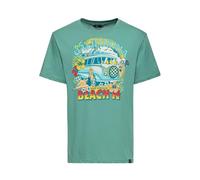 King Kerosin California Beach'n T-Shirt, Größe 2XL für Männer