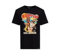 King Kerosin Herren T-Shirt Tiki Hawaii Kon-Tiki Hula 50S Rockabilly Vintage Artwork Kon-Tiki