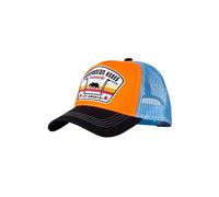King Kerosin Herren Trucker Cap | Frontpatch | Baseballcap | Biker | Mesh | Casualmode | Chopper | Motorrad | California | Rebel Californian Rebel