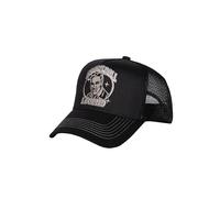 King Kerosin Herren Trucker Cap | Gebogener Fester Schirm | Stickerei | Rock'n'roll | 50S | Legend | Artist | Künstler | Kappe | Vintage | Retro | Mesh | Snapback | Elvis Rock'n'roll Legend
