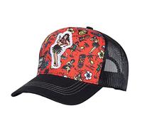 King Kerosin Herren Trucker Cap Hawaiianischer Look Mesh Cap Kappe Hawaii Honolulu