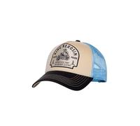 King Kerosin Herren Trucker Cap Im Biker Comic Design - Kappe Mit Stickerei, Mesh-rückseite & Gebogenem Schirm - Usa Motorrad Look, Verstellbar Motorcycle Part and Vintage Clothes
