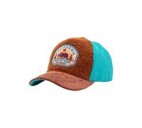 King Kerosin California Teddy Cord Full Fabric Cap braun