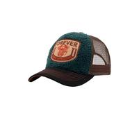King Kerosin Herren Trucker Cap · Kappe · Mit Kuscheligem Teddy · Sherpa · Snapback · Bikerstyle · Motorrad · V-Twin · Motor · Vintage · Retrostil · Patch · Stickerei · Mesh · Netz · Road Legend